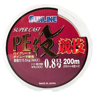 Шнур плетеный Sunline Super Cast PE Nage Kyogi 200m - #1