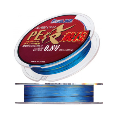 Шнур плетеный Sunline Super Cast PE Nage Kyogi 250m - #0.4