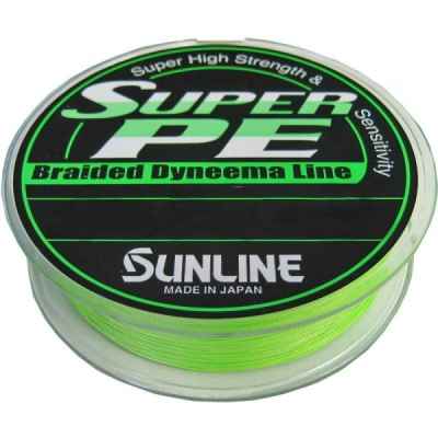 Шнур плетеный Sunline Super PE 300m - 0.205mm цв. Light Green
