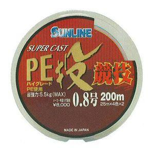 Шнур плетеный Sunline Super Cast PE 250m - 0.128mm