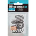 Крючок одинарный BKK SS Mutsu Circle Light (A-BR-5017) #1/0 (8шт)