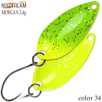 Блесна Norstream Area Morgan 2.4 гр. цв. 34