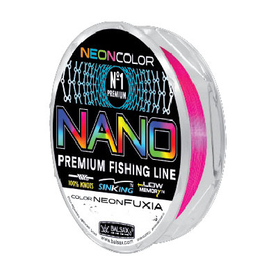 Леска Balsax Nano Neon Fuxia 50м 0,16мм
