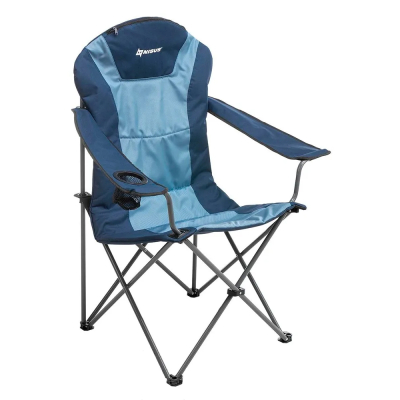 Кресло складное Nisus (ст. труба д16) синий-голубой (Т-N-750-99806H-BB)