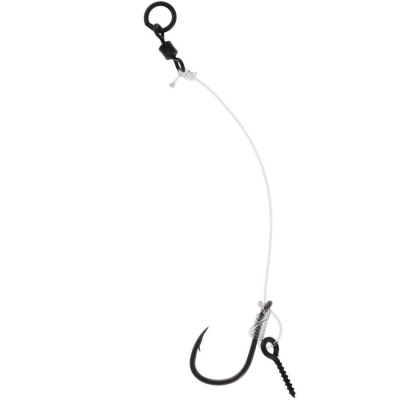 Поводок для плавающих бойлов Mikado Chod Rig Long 8см, кр.№6, 20 lbs, леска Chod Line с винтом (AMC-PCRL-6)