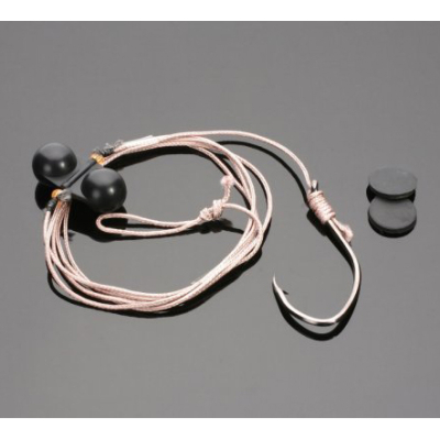 Поводок (монтаж) на сома Mikado Intro Cat Live Bait/Eel Rig (100см, кр.№4/0 ) с трещеткой (HIC083-4/0)