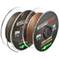 Плетеный шоклидер Korda Hybrid Stiff, Weedy green, 20lb - 15m KHY5