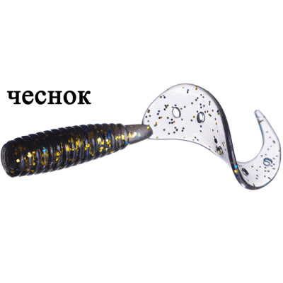 Мягкая приманка Flagman Cheesy 2" цв. silver phantom 12pc garlic