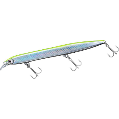 Воблер Daiwa Morethan Hisoka 120F-SSR цвет Adel Chart Back Black Belly