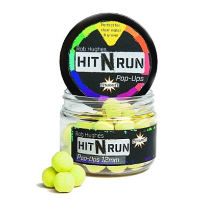 Плавающие бойлы Dynamite Baits Hit N Run YELLOW 12 мм. (DY1274)