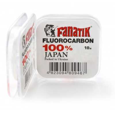 Леска флюорокарбоновая Fanatik Fluorocarbon 10 м. (#1.5) 0.210 мм.