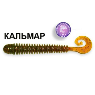 Силиконовая приманка Crazy Fish Active Slug 2-7.1-14-6 кальмар цв. UV motor oil