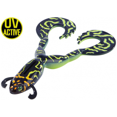 Силиконовая приманка Balzer Shirasu Clone Frog 12см/16гр. цв. UV Black Toxic (13679 512)