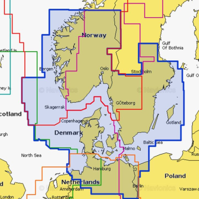 Карта Navionics Skagerrak & Kattegat 45XG