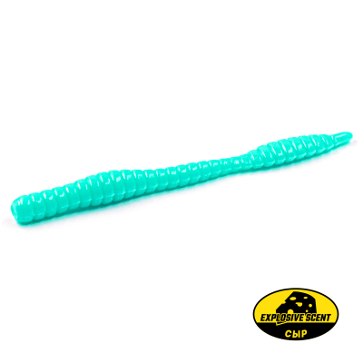 Силиконовая приманка Rampage Trout Hunting Dying Worm 3.1" - 80мм цв. #60 - запах Сыр (уп.7шт)