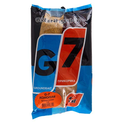 Прикормка GF G-7 КОНОПЛЯ 1кг