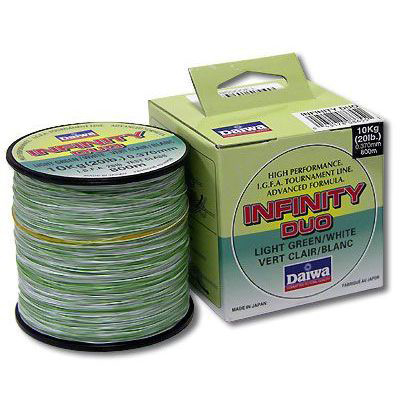 Леска монофильная Daiwa Infinity Duo Green White 0,330 мм