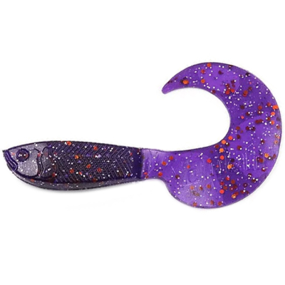 Силиконовая приманка Yaman Pro Mermaid Tail 3" цвет #08 - Violet (уп.10 шт)