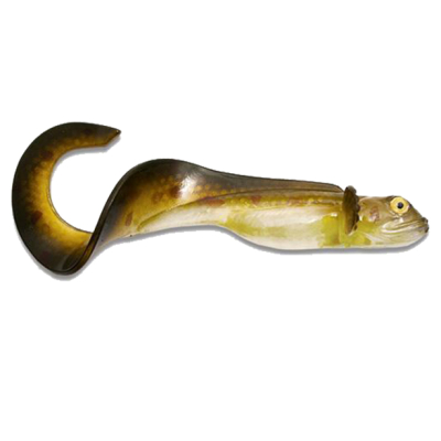 Силиконовая приманка KanalGratis Nettel Juvenile 190мм 25гр цвет: Crystal Eelpout, (уп./2шт.), (NJ-CREEL-05)