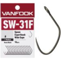 Крючок Vanfook SW-31F Spoon Experthook Wide Gape Medium Wire #8 Fusso Black (4949146040418)