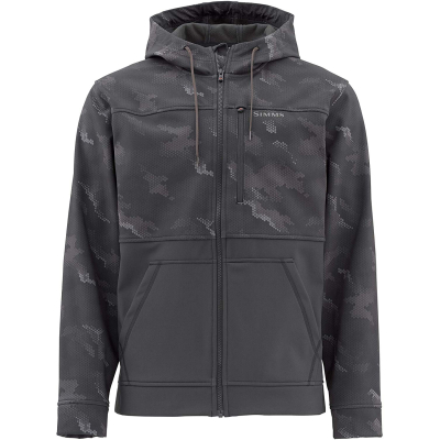 Куртка Simms Rogue Fleece Hoody, Hex Camo Carbon, L