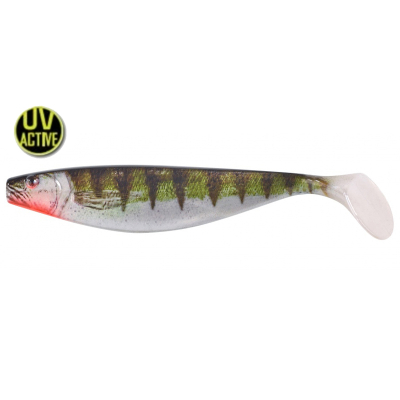 Силиконовая приманка Balzer Shirasu Bloody Tail 10 см цв. Zander UV Active (13686 0006)
