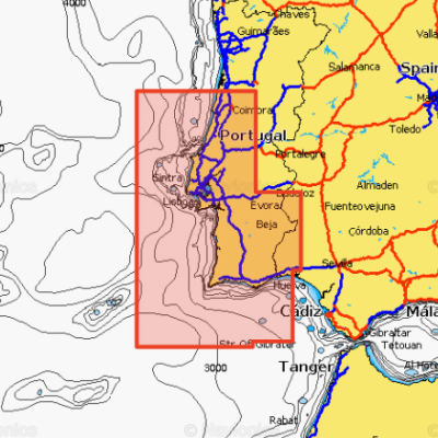 Карта Navionics Portugal South 5G615S2