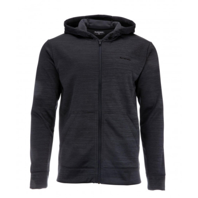 Толстовка Simms Challenger Hoody - Full Zip '21, Black Heather, M