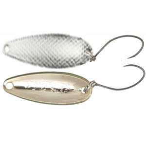 Блесна колебл. Mukai Keiryu Iwana 3.0g Two sides diamond cut цв. #02 Silver