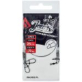 Поводок титановый Mikado JAWS LIGHT (25см, 10кг.) 2 шт. (ZGJ09-25-10)