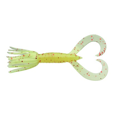 Силиконовая приманка Keitech Little Spider 3" - PAL- #01 Chartreuse Red Flake 