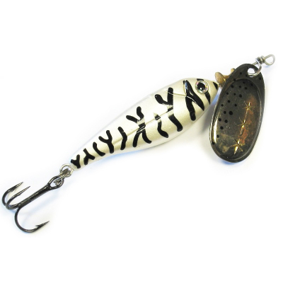 Блесна вращающаяся Blue Fox Minnow Super Vibrax BFMSV4/SBLK