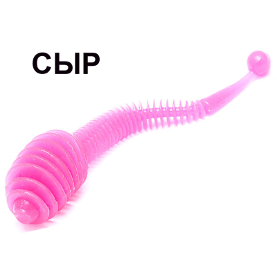 Мягкая приманка Boroda Baits Antares цв. Ярко-розовый, аттр. Сыр, 6 шт./уп.