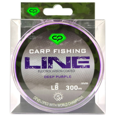 Леска Carp Pro Fluorocarbon Coated Deep Purple 300м 0,331мм