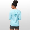 Термофутболка Simms Women's Solarflex Hoody, Laguna, S