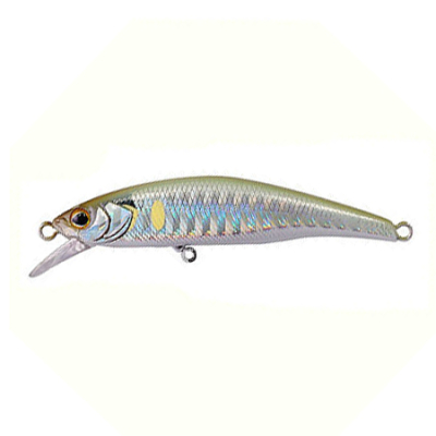 Воблер Jackall Tricoroll Ryushin 63HW цв. stripe waka ayu