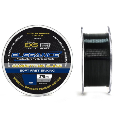 Леска Elegance Feeder Pro Competition Class Black 275m 0,16мм 3,15кг