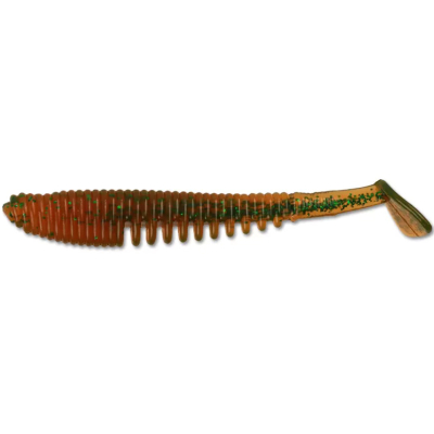 Силиконовая приманка Forsage Tasty shad 3.2" 8 см #011 Motor oil green (6 шт)