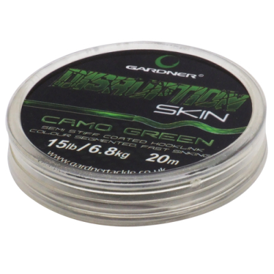Поводковый материал Gardner Disruption 15lb 20m Weed Green/Black XDIS15G