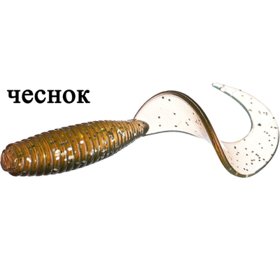 Твистер Flagman Moon 1" цв. green phantom 20pc garlic