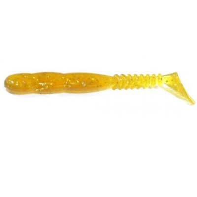 Виброхвост Reins RockVibe Shad 3.5" (в уп. 8 шт.) цв. #430 Motor Oil Gold FLK
