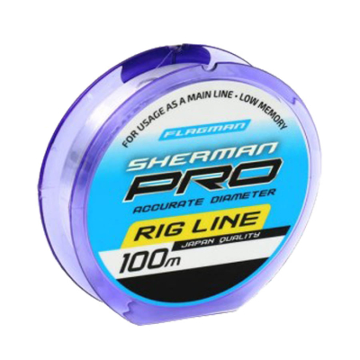 Леска Flagman Sherman Pro Rig Line 100м 0,148мм