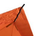 Палатка зимняя куб "Следопыт" 1,8 х1,8 м, Oxford 210D PU 1000, S по полу 3,2 кв.м, цв. оранжевый/бел (PF-TW-11)