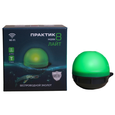 Эхолот беспроводной Практик 8 Маяк Лайт (подключение к приложению "Мой Практик")