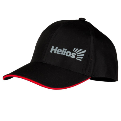 Бейсболка Helios Classic (6-кл) дюспо бодинг цв. черный р.XL