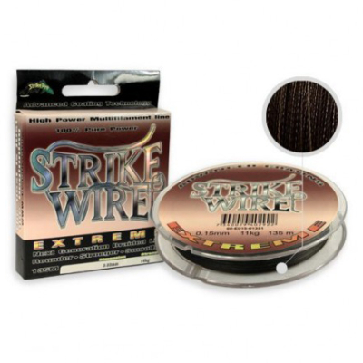 Шнур Strike Wire Extreme - mossgreen, 0,10mm/6kg -135m - темно-зеленый