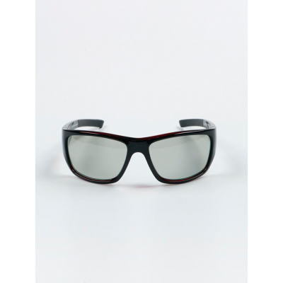 Очки поляризационные фотохромные Extreme Fishing ADD-702, цвет оправы Блестящий черно-темно-бордовый, цвет линз Светло-серый