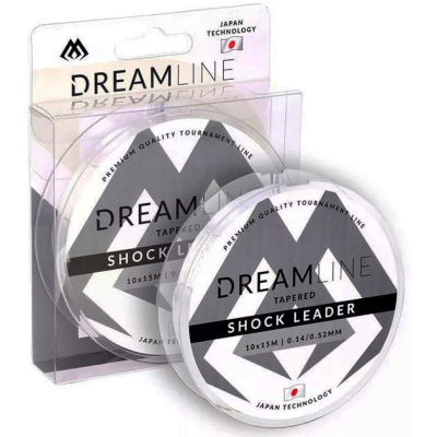 Шок-Лидер конусный Mikado Dreamline Tapered Shock Leader (0.14-0.52mm/10шт x 15m) (ZDL810-15-014/052)