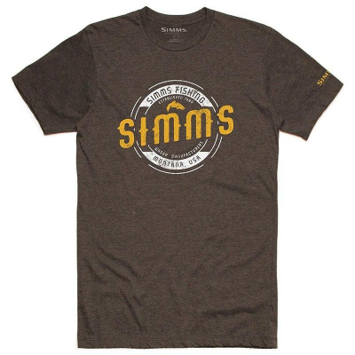 Футболка Simms Wader MT T-Shirt, Brown Heather, XXL
