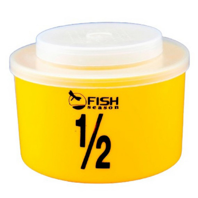 Коробка для наживки Fish Season 0,5л. круглая